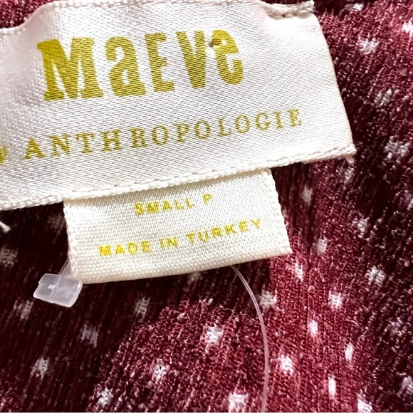 ANTHROPOLOGIE Maeve Rita Ruffled One Shoulder Top Polka Dot Size Small P NWT - Picture 12 of 16